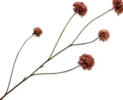 Silk-ka kunstbloem Korenbloem bruin H 32 cm