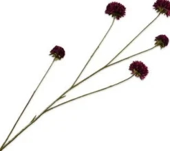 Silk-ka kunstbloem Korenbloem paars H 14 cm