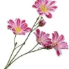 Silk-ka kunstbloem Margriet roze H 65 cm