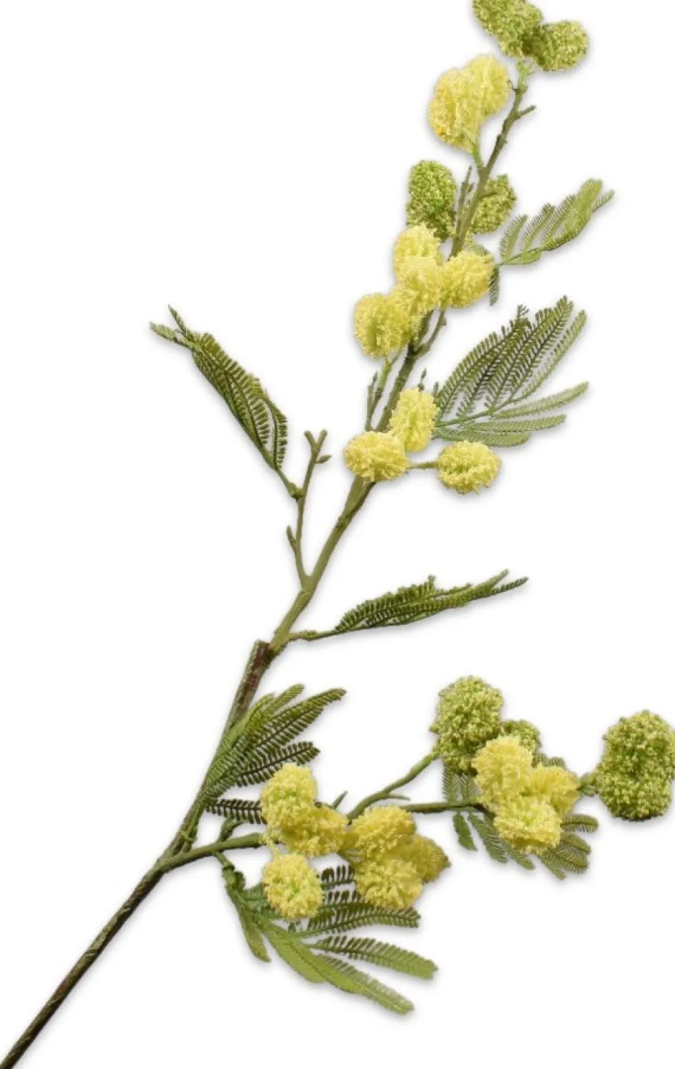 Silk-ka kunstbloem Mimosa geel H 83 cm