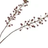 Silk-ka kunstbloem Paardenkastanje bruin H 46 cm