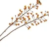 Silk-ka kunstbloem Paardenkastanje geel / oranje H 33 cm