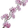 Silk-ka kunstbloem Peperboompje roze H 95 cm