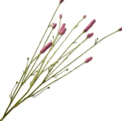 Silk-ka kunstbloem Pimpernel rood / roze H 84 cm