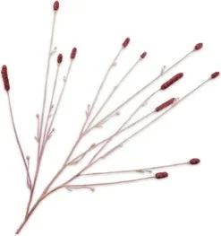 Silk-ka kunstbloem Pimpernel rood H 84 cm