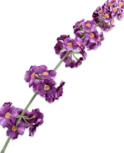 Silk-ka kunstbloem Primula paars / Crème H 110 cm