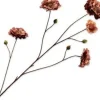 Silk-ka kunstbloem Ranonkel bruin H 53 cm