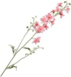 Silk-ka kunstbloem Ridderspoor roze H 101 cm