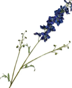 Silk-ka kunstbloem Ridderspoor kobaltblauw H 101 cm