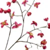 Silk-ka kunstbloem Ruit donkerroze H 78 cm