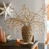 Silk-ka kunstbloem Siergras goud H 119 cm