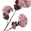 Silk-ka kunstbloem Sneeuwbal roze H 107 cm