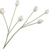 Silk-ka kunstbloem Tulp wit H 100 cm