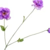 Silk-ka kunstbloem Viooltje paars H 66 cm