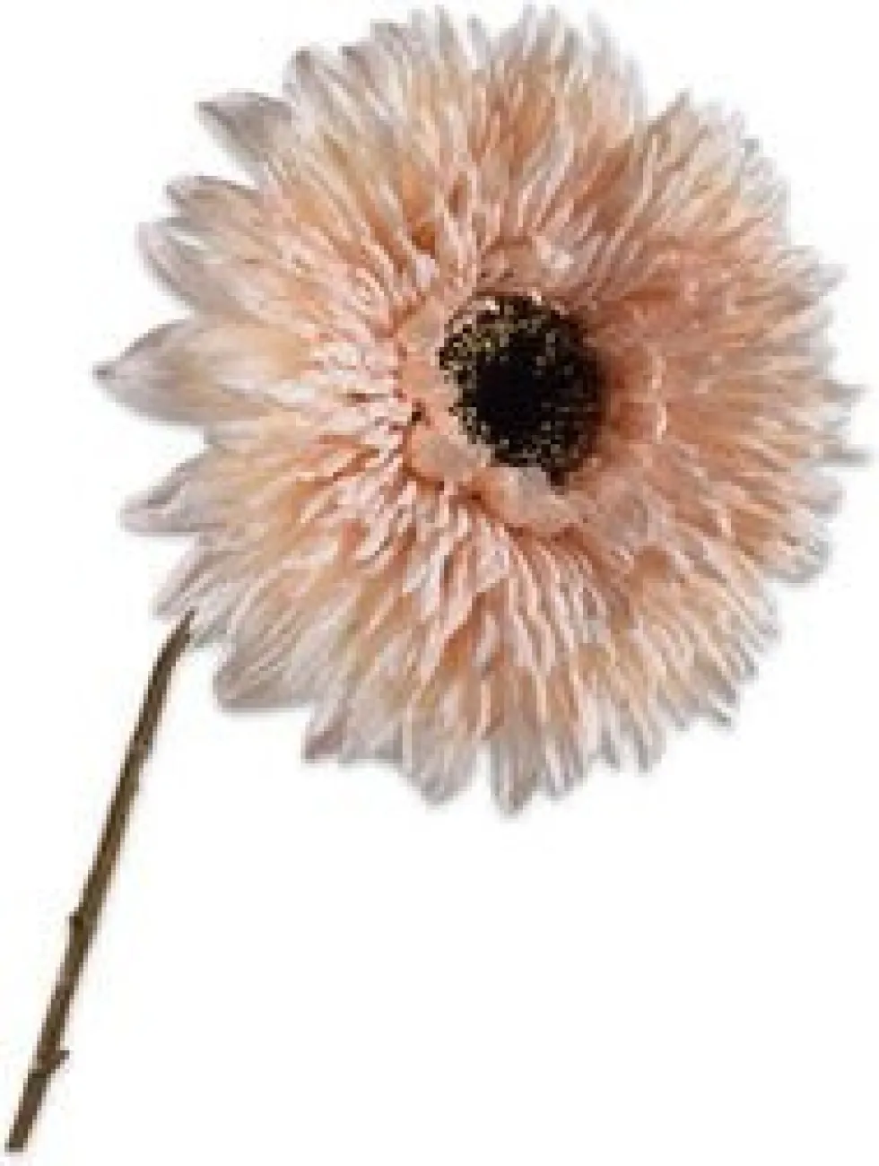 Silk-ka kunstbloem Zonnebloem roze H 12 cm