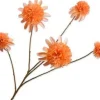 Silk-ka kunstbloem Zonnehoed oranje H 90 cm