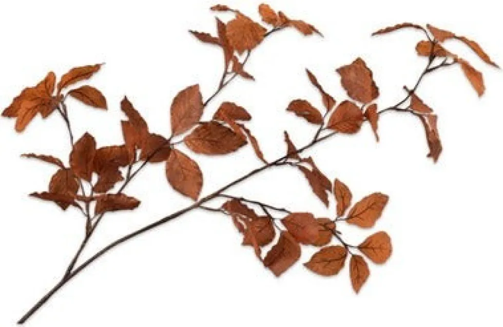 Silk-ka kunsttak Beuk bruin H 10 cm
