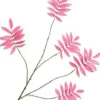 Silk-ka kunsttak Fluweelboom roze H 103 cm