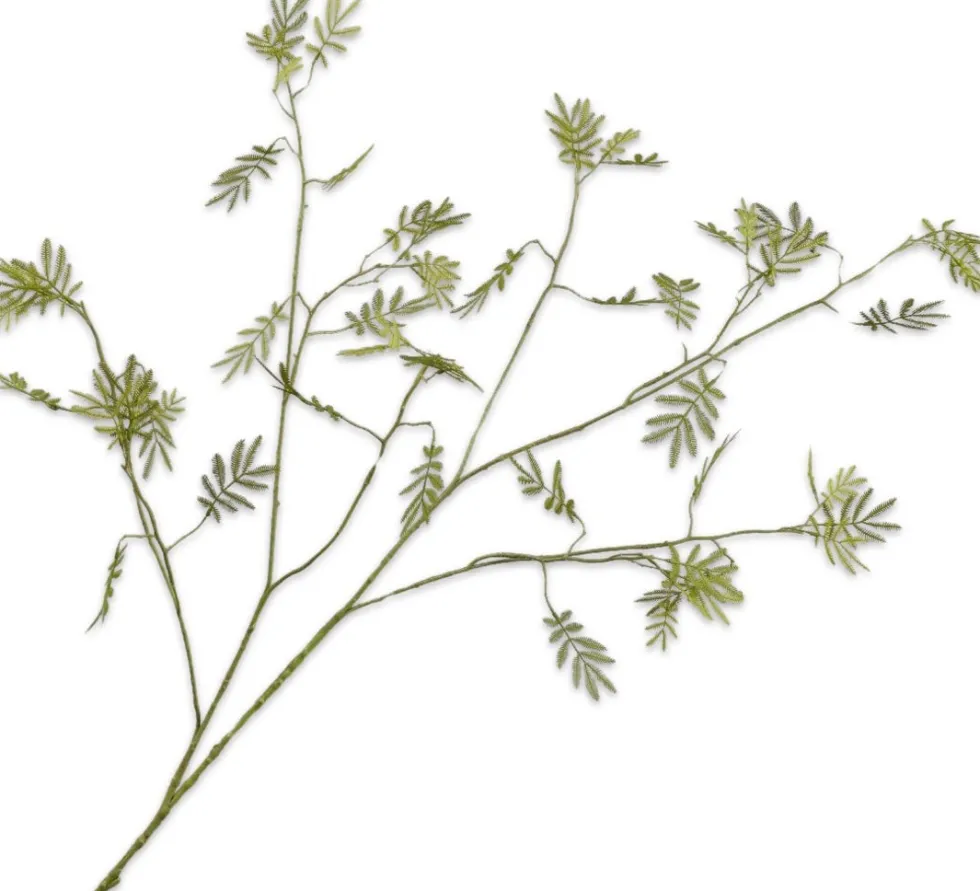 Silk-ka kunsttak Mimosa groen H 127 cm
