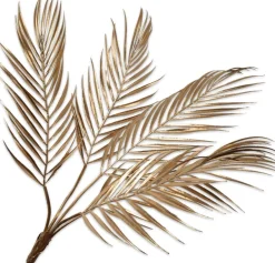 Silk-ka kunsttak Palm goud H 61 cm