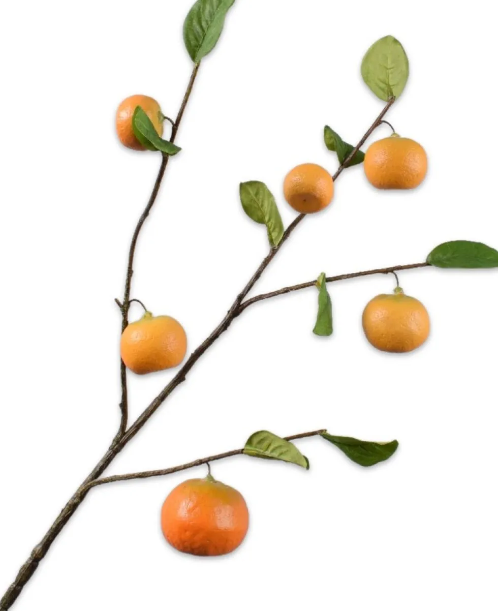 Silk-ka kunsttak Sinaasappelplant geel H 92 cm
