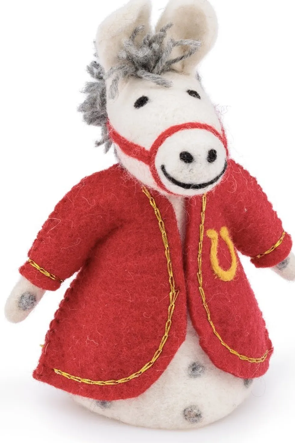 Sjaal met Verhaal sinterklaas decoratie paard 9 x 13 x 19 cm