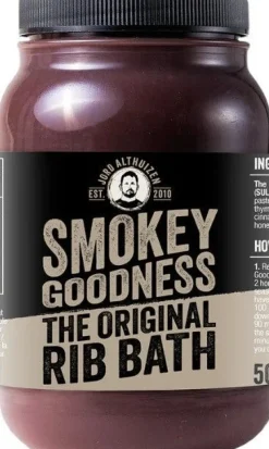 Smokey Goodness barbecuesaus Rib Bath 500 ml