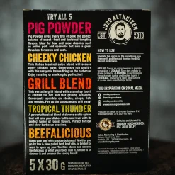Smokey Goodness BBQ rub Try All Box 5 x 30 gr