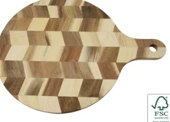 Snij- en serveerplank Jake naturel / bruin 30 x 40 x 1,4 cm