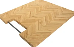 Snijplank visgraat naturel 30 x 35 cm