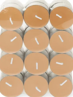 Spaas geurkaars Essential collection Delightful Dawn oranje 4,5 uur D 3,9 H 1,6 cm 24 stuks