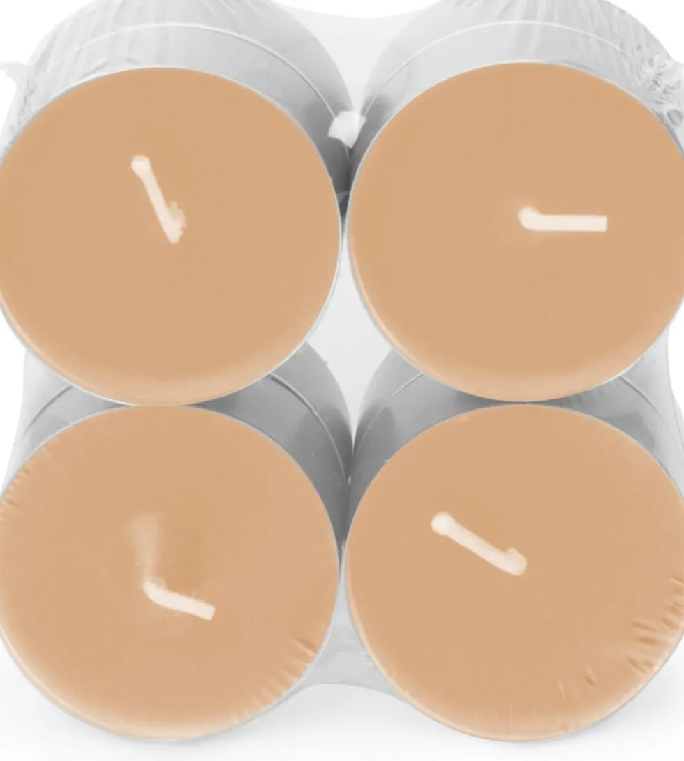 Spaas geurkaars Essential collection Delightful Dawn oranje 10 uur D 6 H 2,1 cm 8 stuks