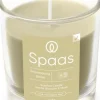 Spaas geurkaars Essential collection Shimmering Smile groen 25 uur D 7,3 H 8,3 cm