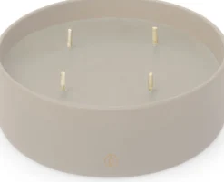 Spaas geurkaars Essential collection Mindful Morning taupe 20 uur D 13 H 4,5 cm