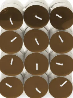 Spaas geurkaars Essential collection Warm Wonder bruin 4,5 uur D 3,9 H 1,6 cm 24 stuks