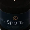 Spaas stompkaars Essential collection zwart 25 uur D 7 H 7 cm