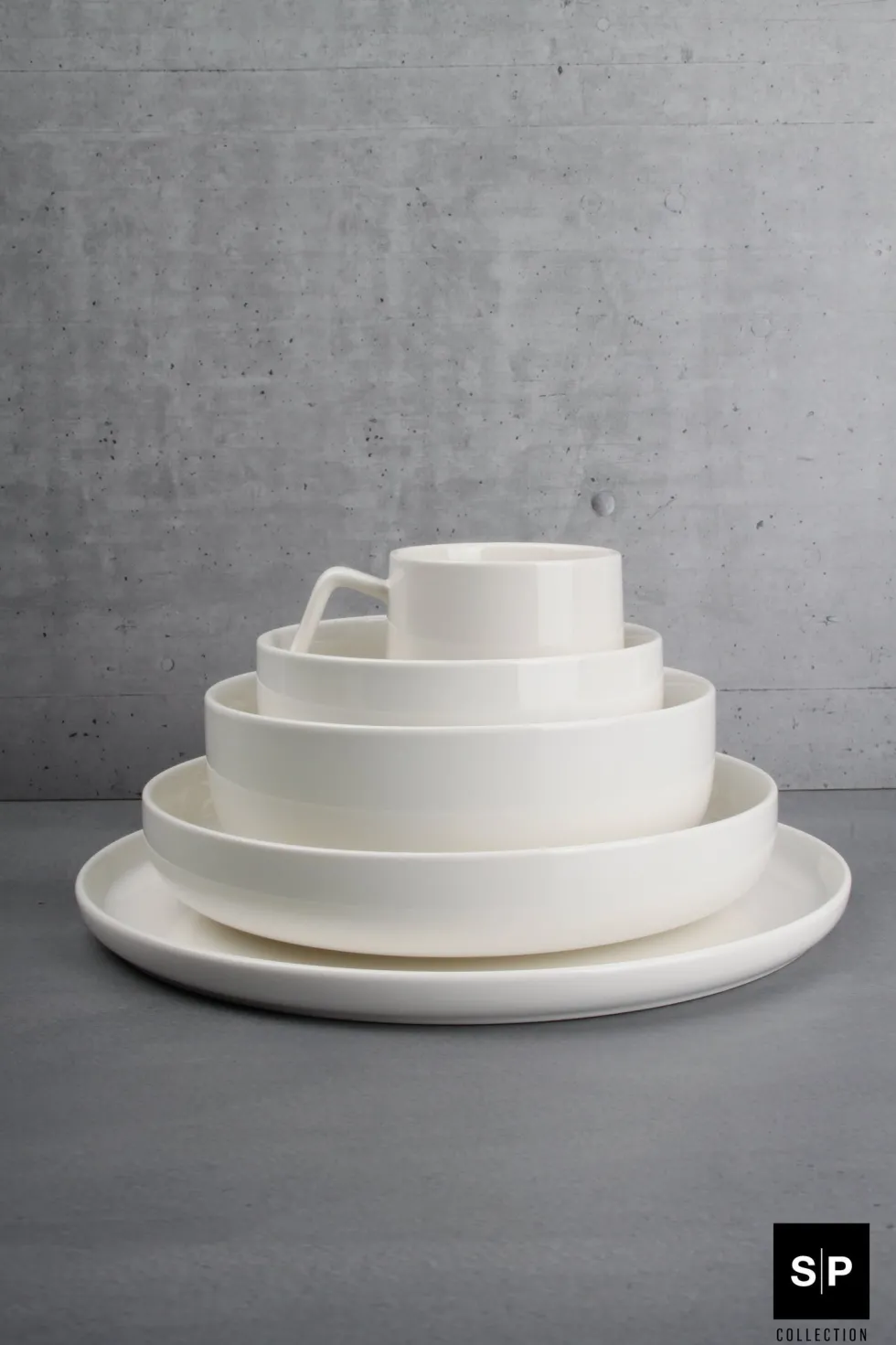 SP Collection schaal Studio White wit D 14 H 8 cm