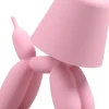 Stoobz Design tafellamp Ballon Hond lichtroze 16 x 10 x 18 cm