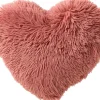 Textino sierkussen Hart roze 40 x 45 cm