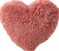 Textino sierkussen Hart roze 40 x 45 cm
