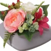 Tina kunstbloemen boeket Ranonkel roze H 17 cm