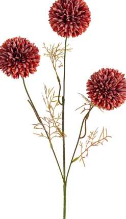 Tina kunstbloem Sierui rood H 63 cm