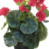 Tina kunstplant Geranium lichtrood H 35 cm
