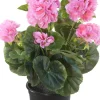 Tina kunstplant Geranium roze H 35 cm