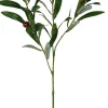 Tina kunsttak Olijf rood H 50 cm