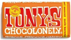 Tony's Chocolonely melk karamel zeezout 180 g