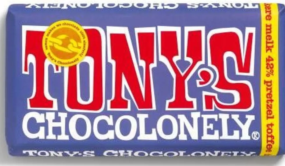 Tony's Chocolonely melk pretzel toffee 180 g