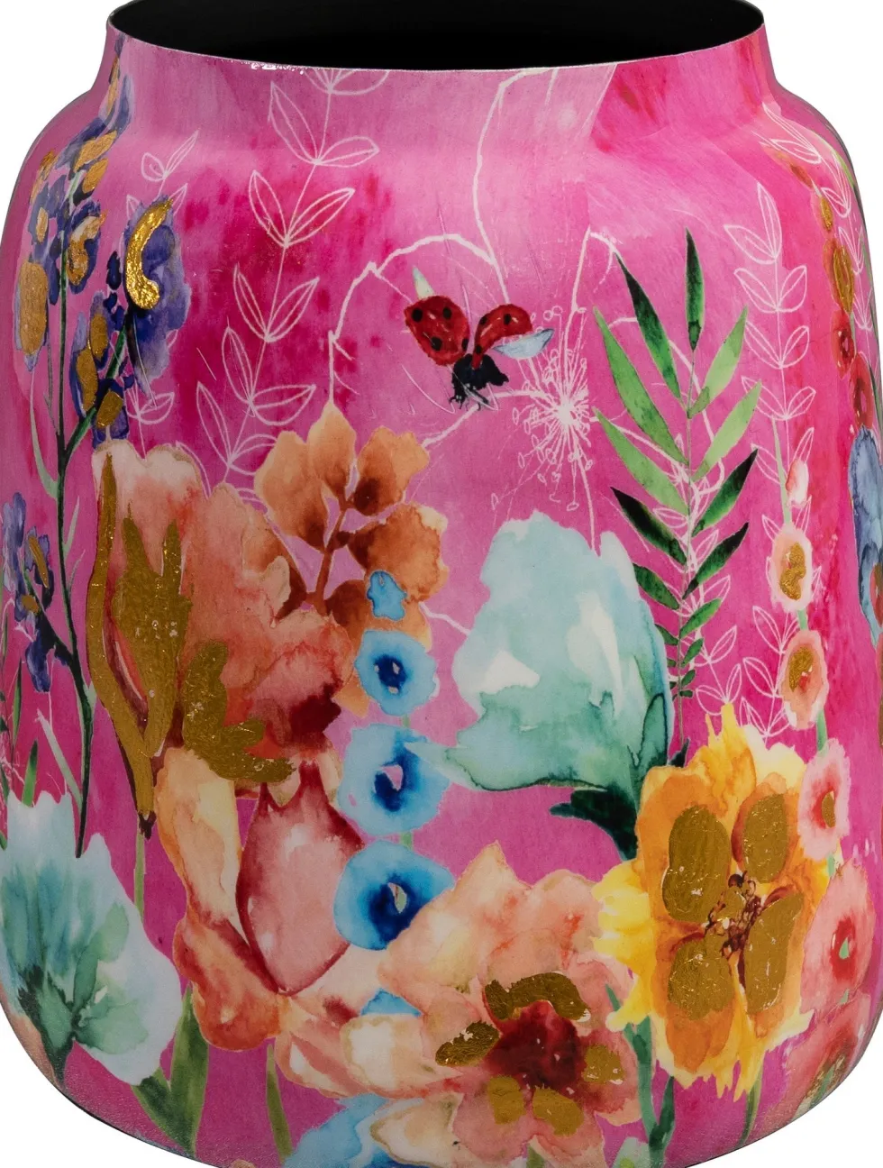 TS bloempot Designed by Lammie fiesta roze D 21 H 24 cm