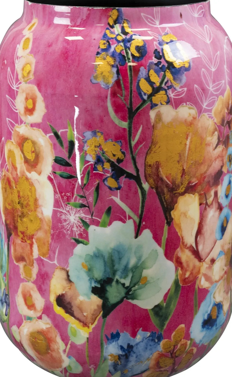 TS bloempot Fiesta roze D 46 H 62 cm