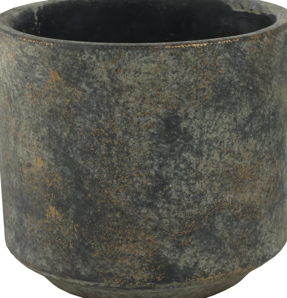 TS bloempot Saar grijs D 14 H 13 cm